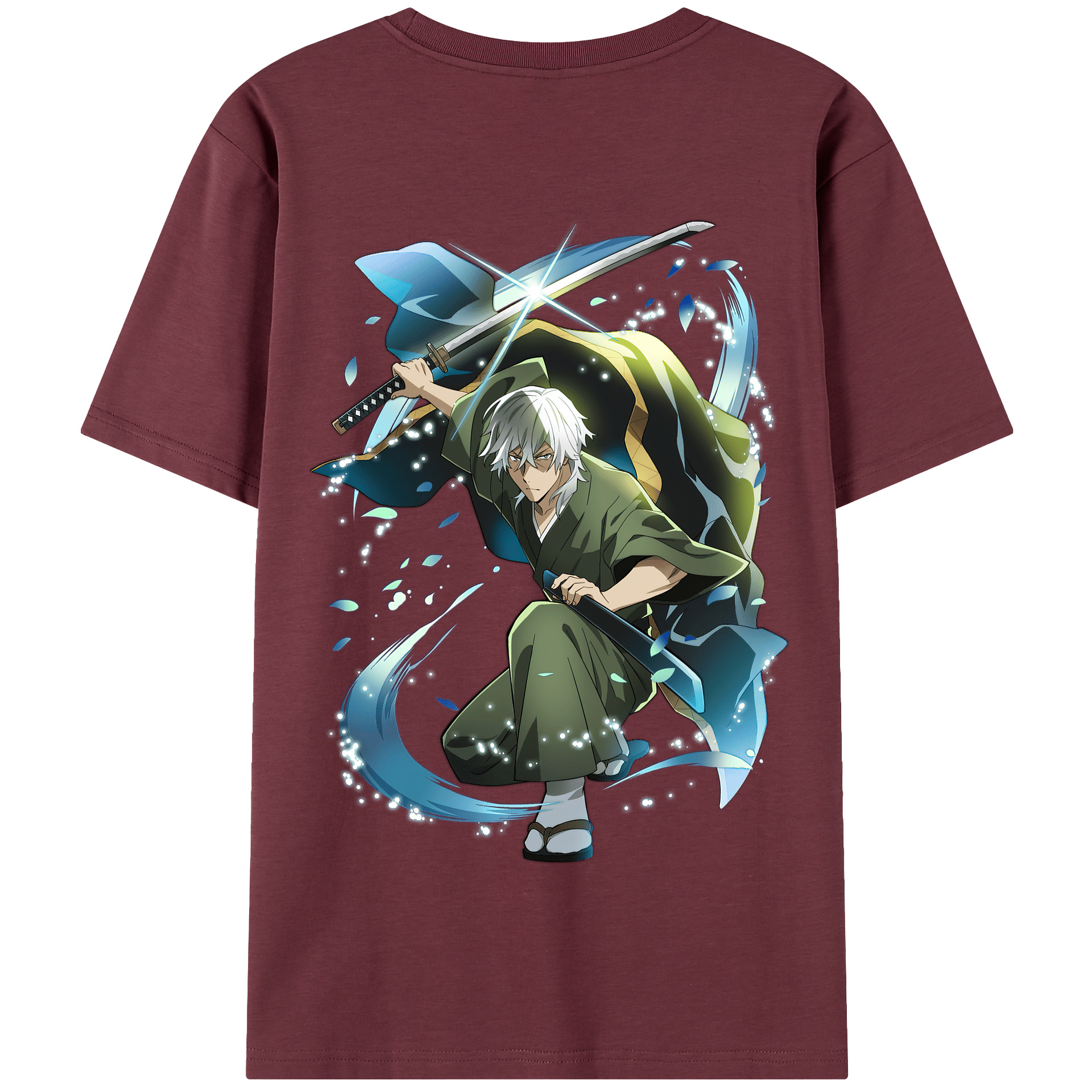 （画像用） 文豪ストレイドッグス Bungo Stray Dogs 綿100％半袖Tシャツ（背面プリント）